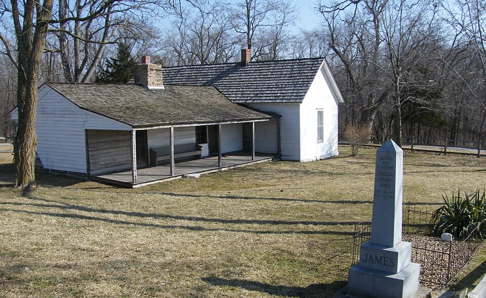 Photograph of James Brothers' House and Farm