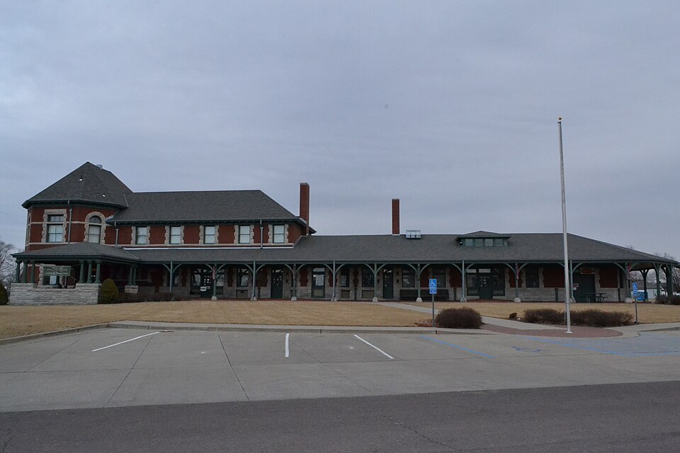 Photograph of Missouri, Kansas and Texas Railroad Depot
