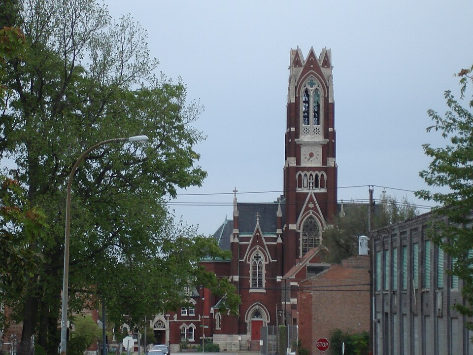 Photograph of St. Liborius Church and Buildings