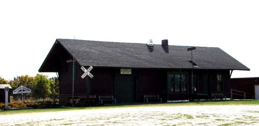 Photograph of Downing Railroad Depot
