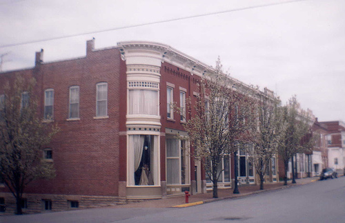 Photograph of Gray-Wood Buildings