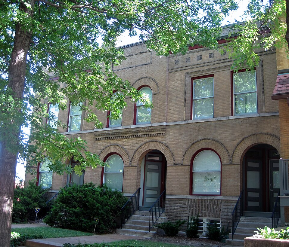 Photograph of Buildings at 2327-31 and 2333-35 Rutger Street