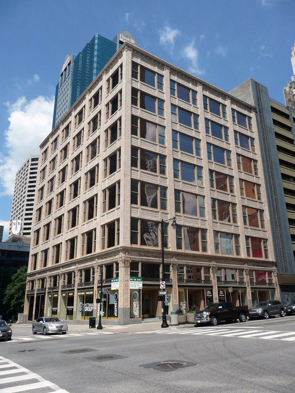 Photograph of Palace Clothing Company Building