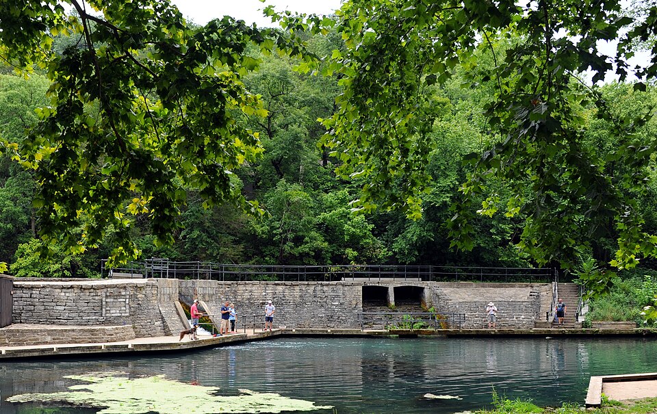 Photograph of Roaring River State Park Dam/Spillway