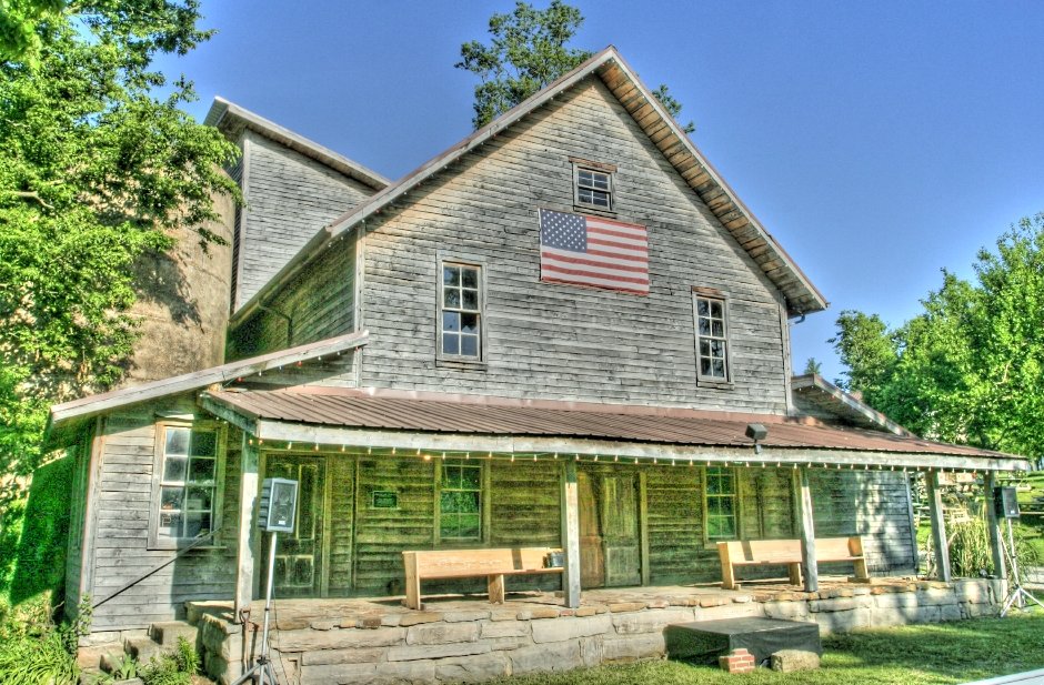 Photograph of Boegel and Hine Flour Mill-Wommack Mill
