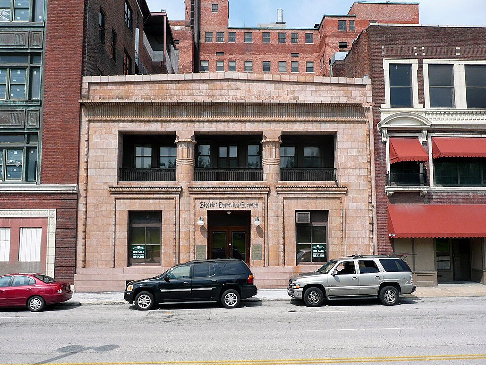 Photograph of Stine and McClure Undertaking Company Building