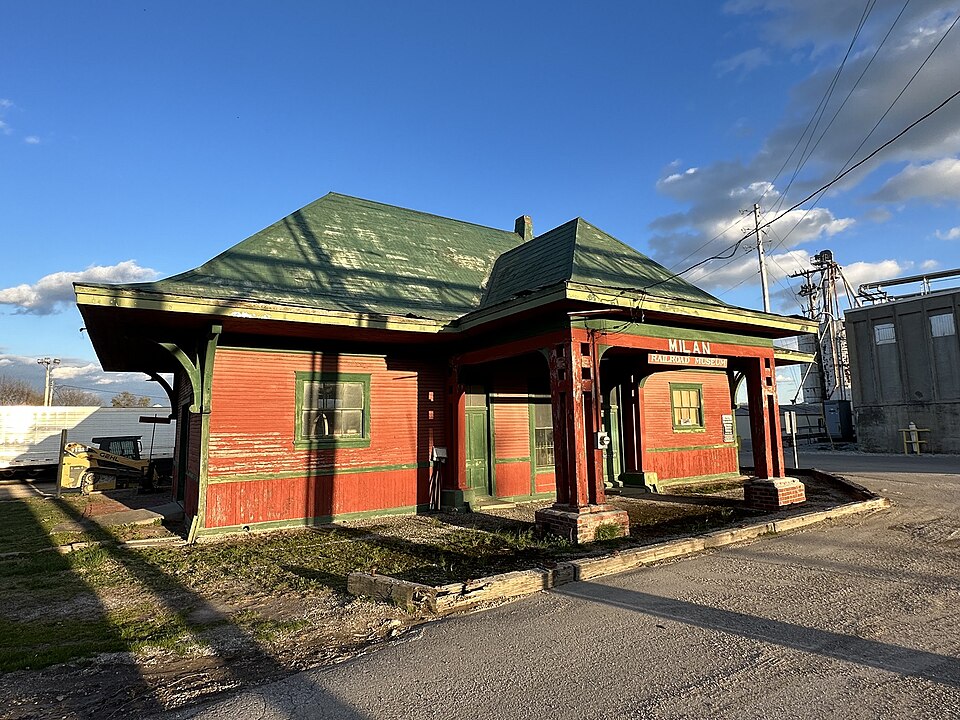 Photograph of Milan Railroad Depot