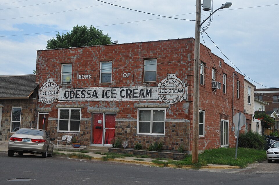 Photograph of Odessa Ice Cream Company Building