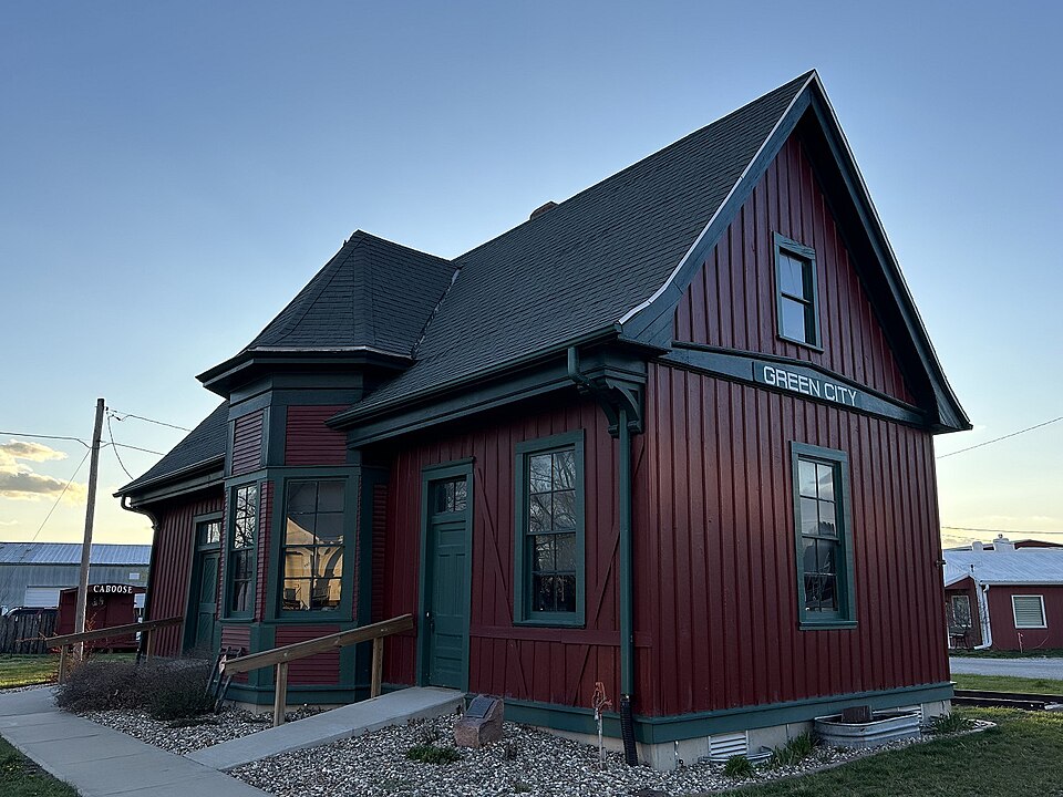 Photograph of Green City Railroad Depot