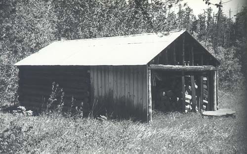 Photograph of Lee Creek Snowshoe Cabin