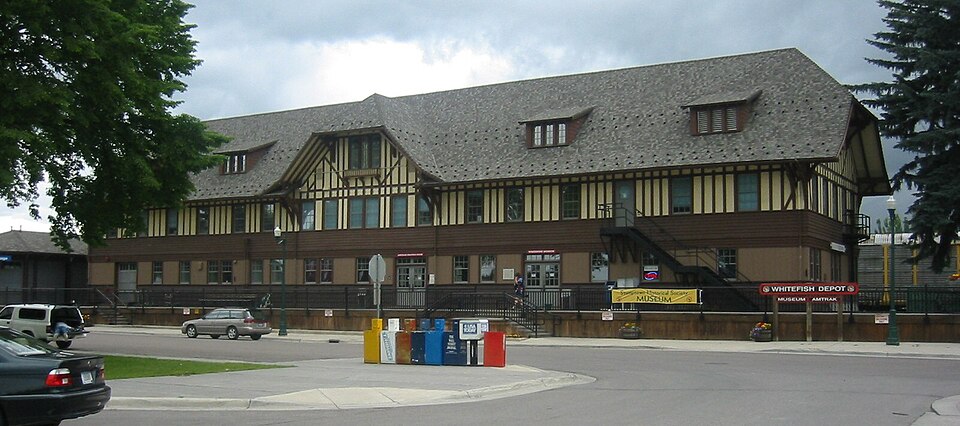 Photograph of Whitefish station