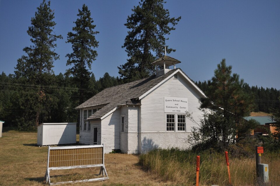 Photograph of Evaro School