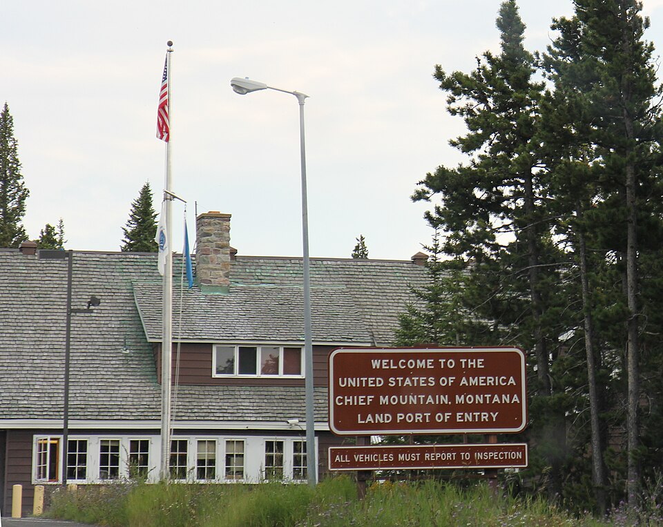 Photograph of Chief Mountain Border Station and Quarters