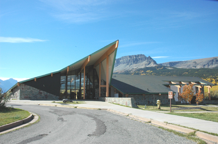 Photograph of Saint Mary Visitor Center, Entrance Station and Checking Stations