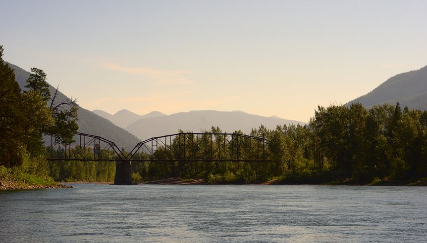 Photograph of Flathead River Bridge