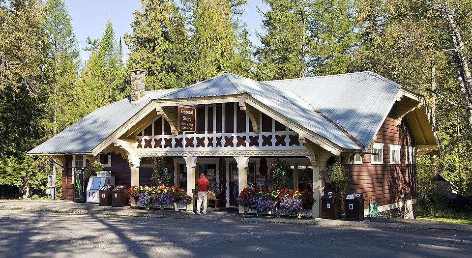 Photograph of Lake McDonald Lodge Historic District
