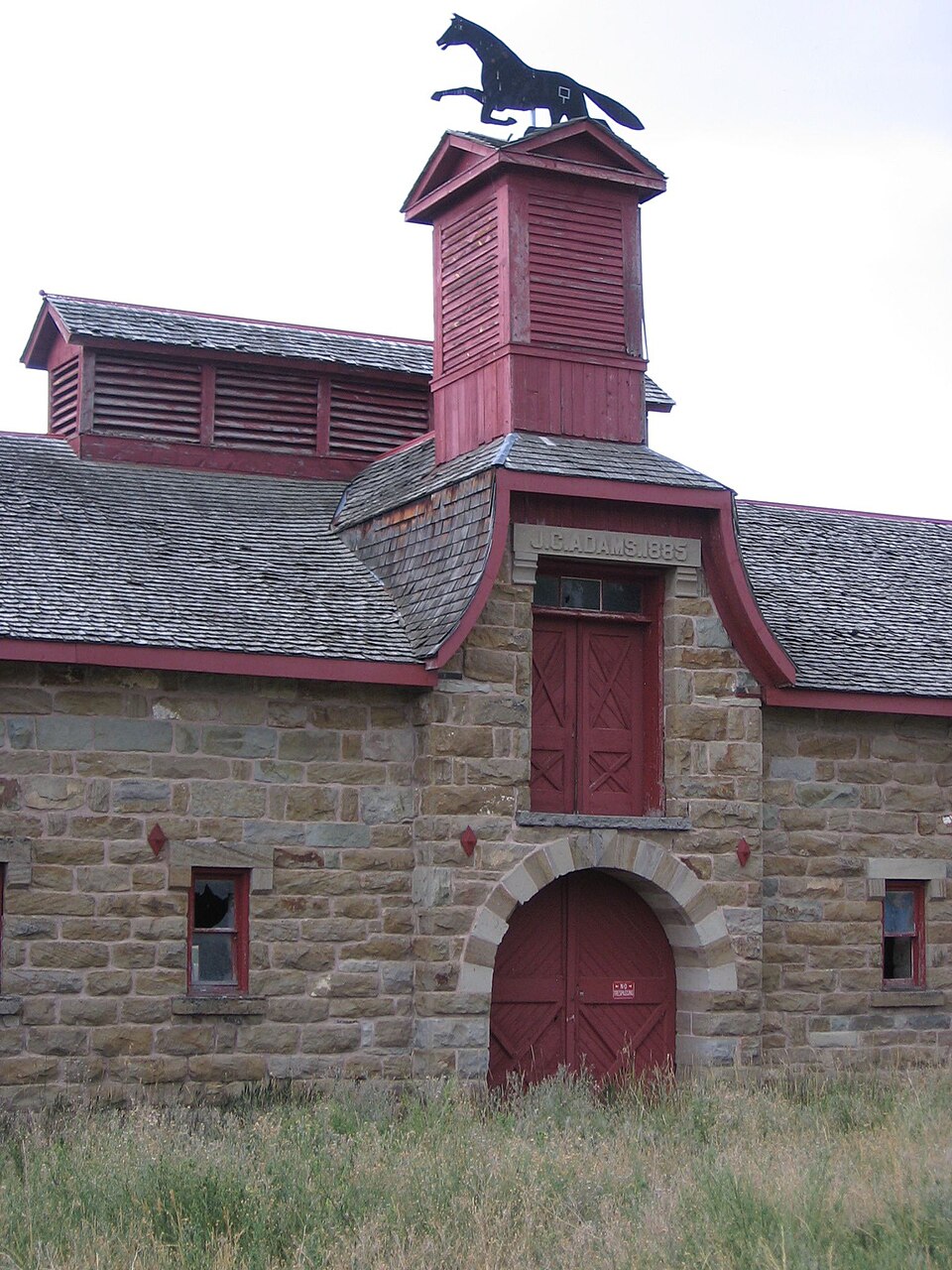 Photograph of J. C. Adams Stone Barn