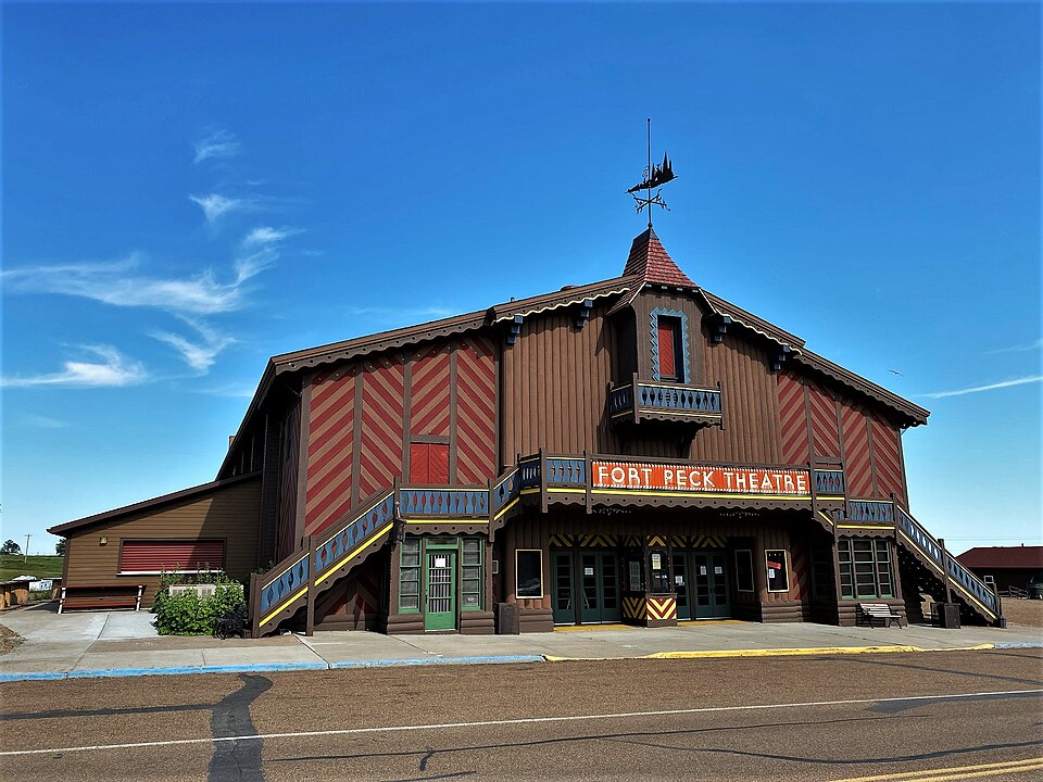Photograph of Fort Peck Theater