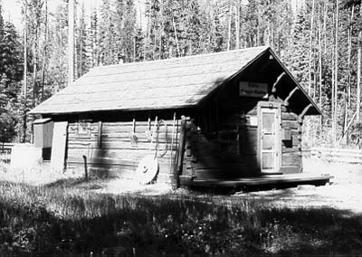 Photograph of Kintla Lake Ranger Station