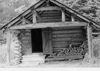 Photograph of Lower Nyack Snowshoe Cabin
