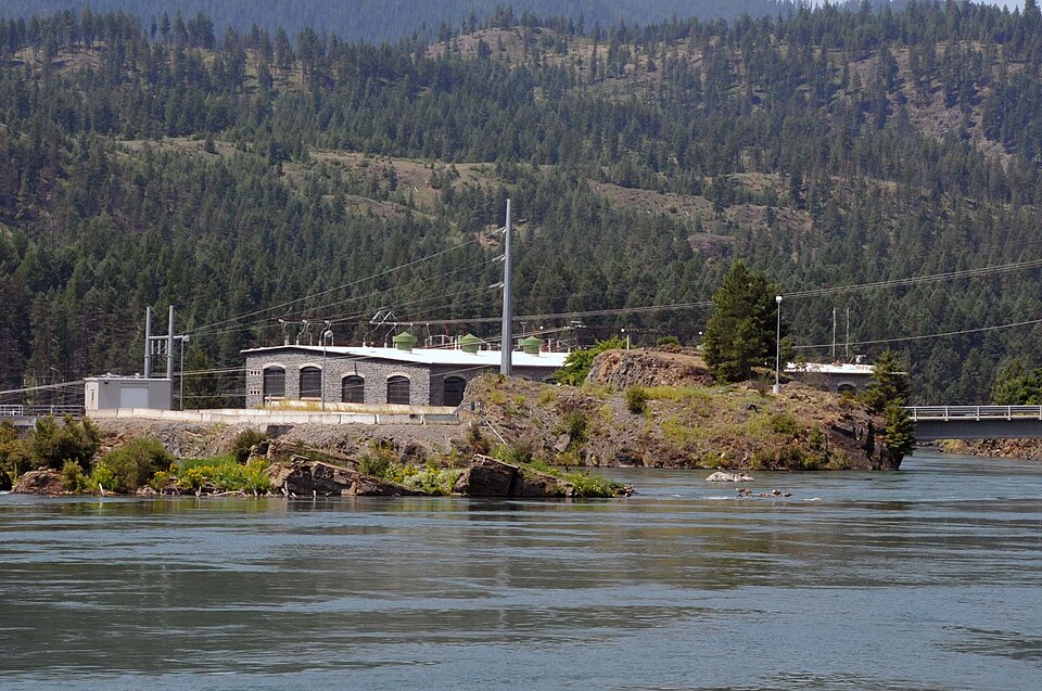 Photograph of Thompson Falls Hydroelectric Dam Historic District