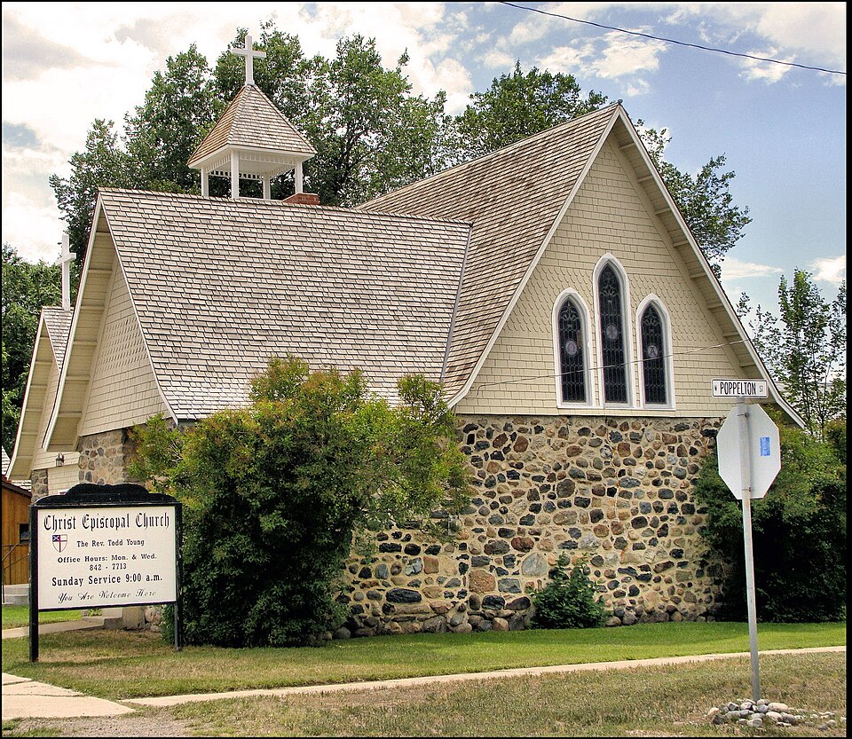 Photograph of Christ Episcopal Church and Rectory