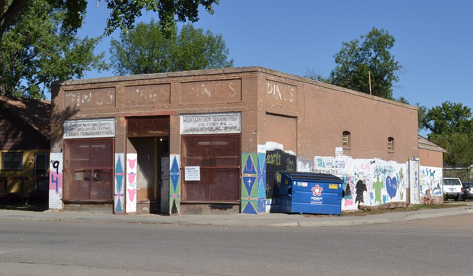 Photograph of Lodge Grass Merchandise Company Store