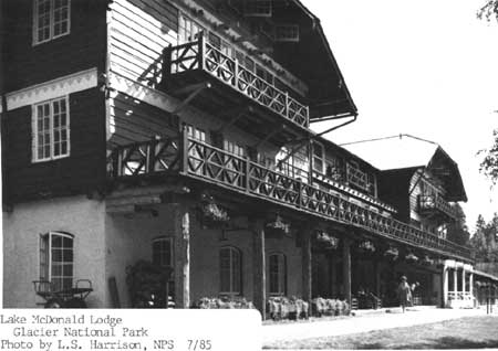 Photograph of Lake McDonald Lodge