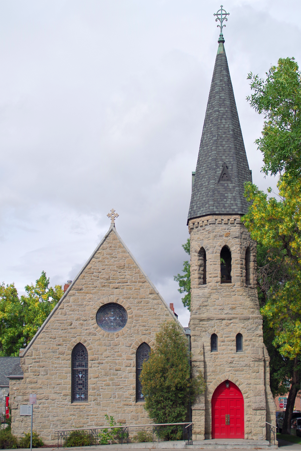 Photograph of St. James Episcopal Church and Rectory