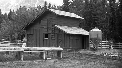 Photograph of Many Glacier Barn and Bunkhouse