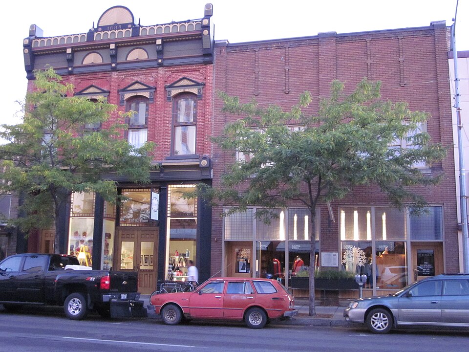 Photograph of Headquarters Building and Daily Company Annex