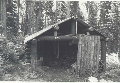 Photograph of Kootenai Creek Snowshoe Cabin