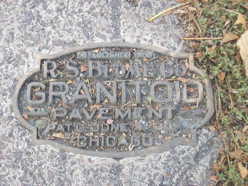 Photograph of R.S. Blome Granitoid Pavement in Grand Forks