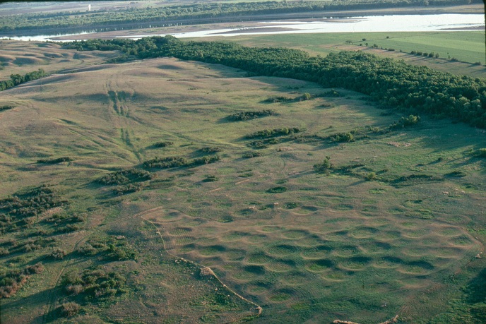 Photograph of Big Hidatsa Village Site