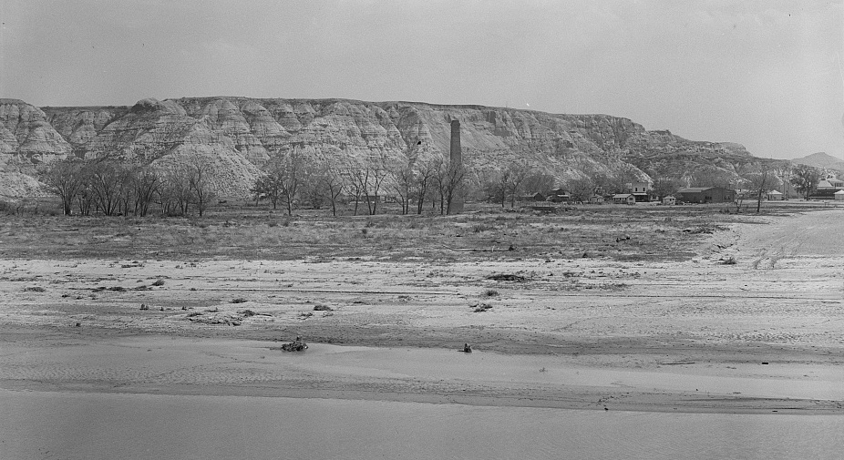 Photograph of De Mores Packing Plant Ruins