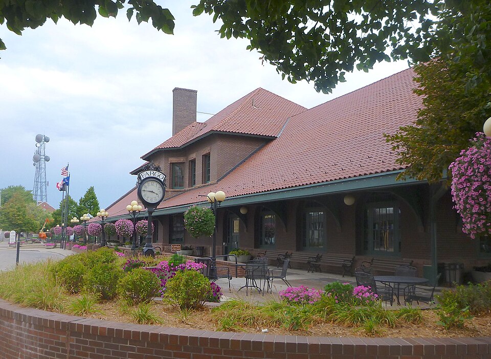 Photograph of Northern Pacific Railway Depot