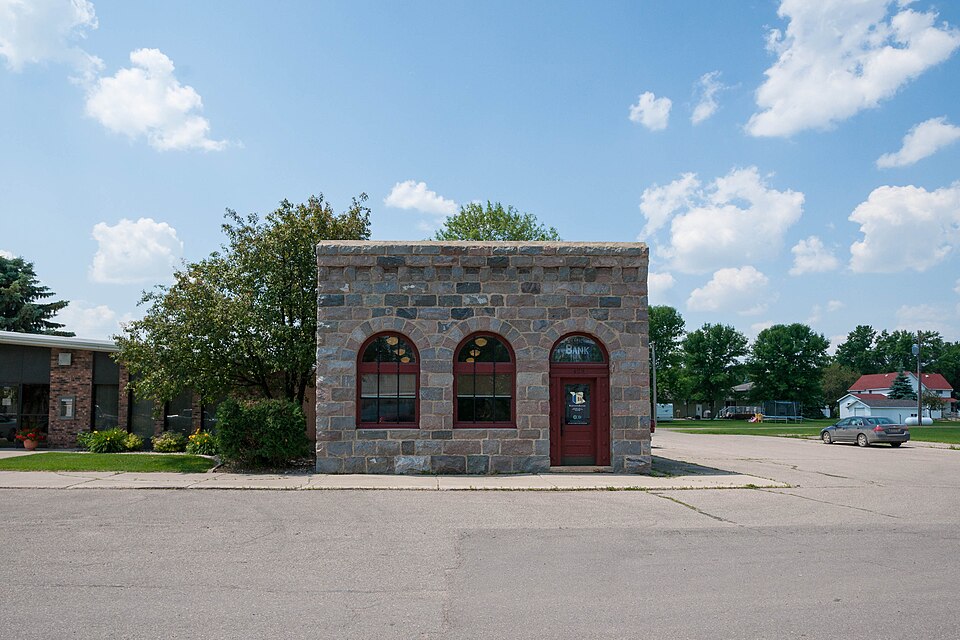 Photograph of First State Bank of Buxton