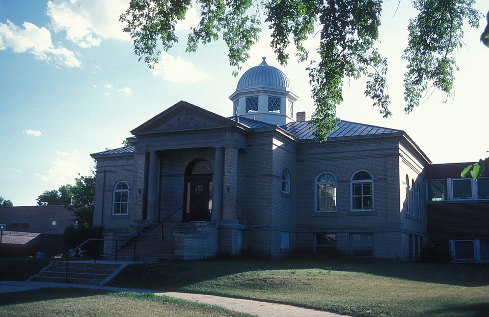 Photograph of James Memorial Library