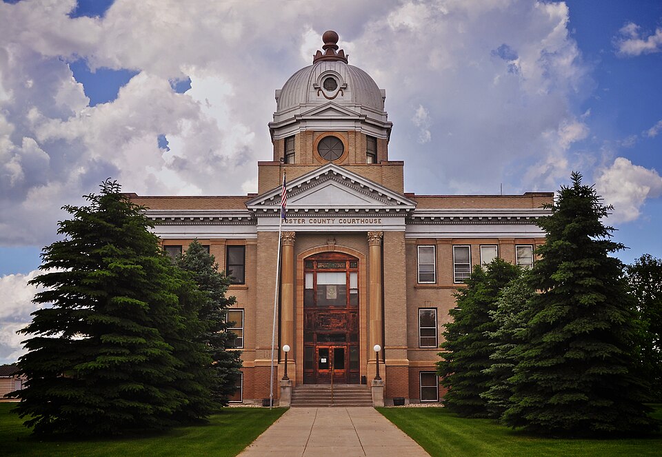 Photograph of Foster County Courthouse