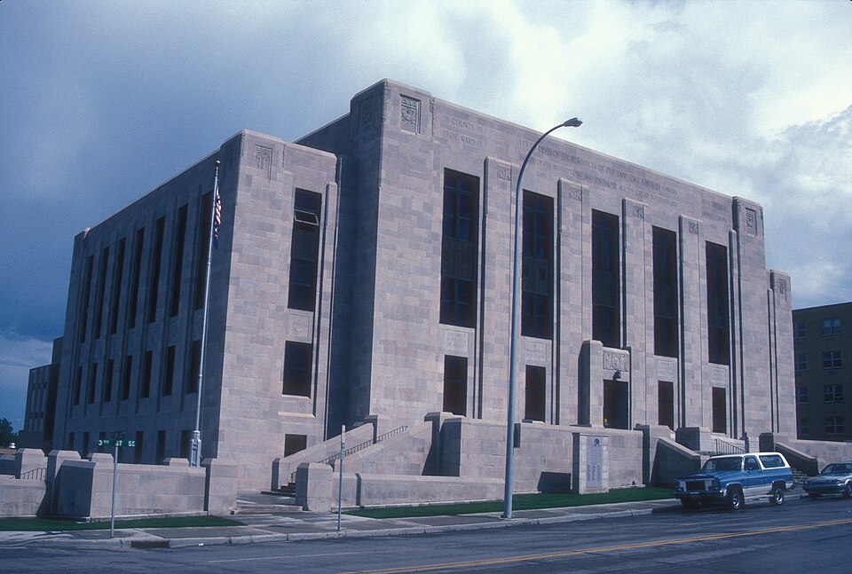 Photograph of Ward County Courthouse