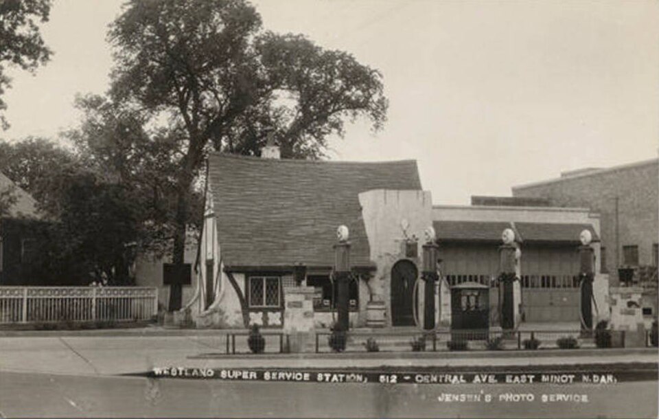 Photograph of Westland Oil Filling Station