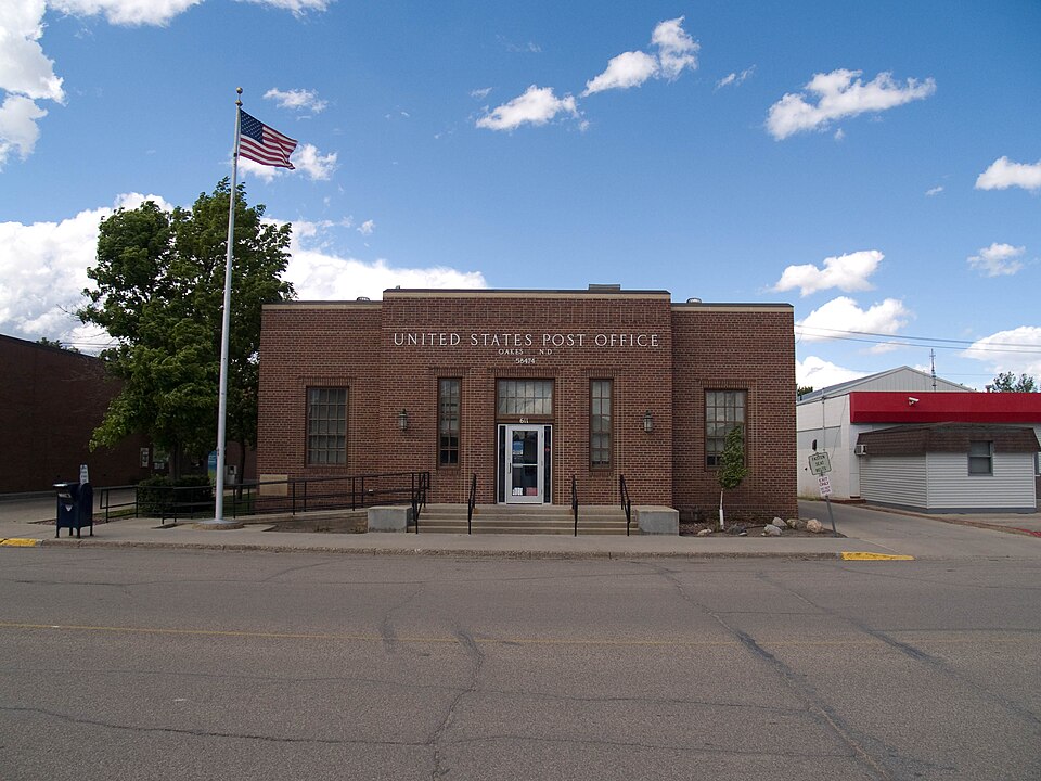 Photograph of Oakes Post Office