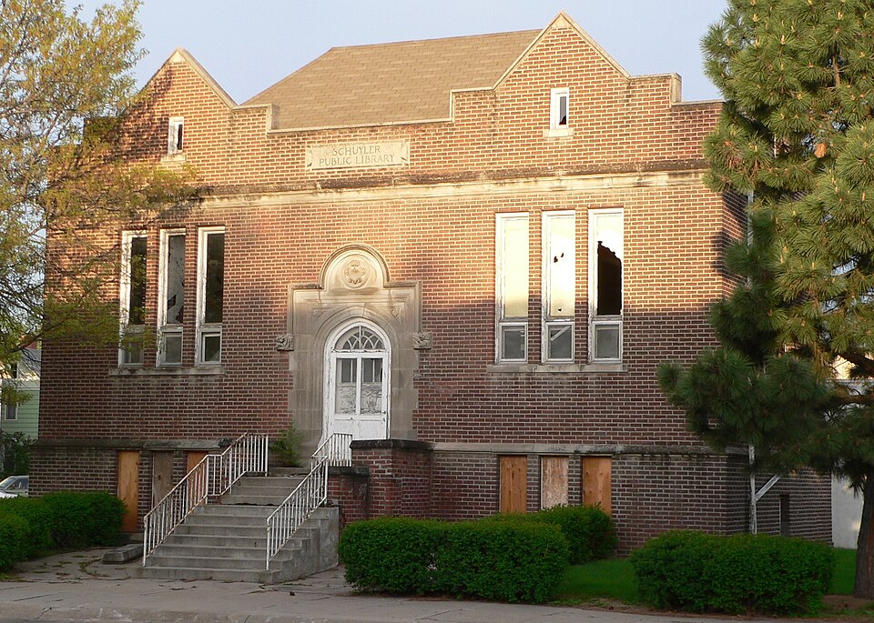 Photograph of Schuyler Carnegie Library