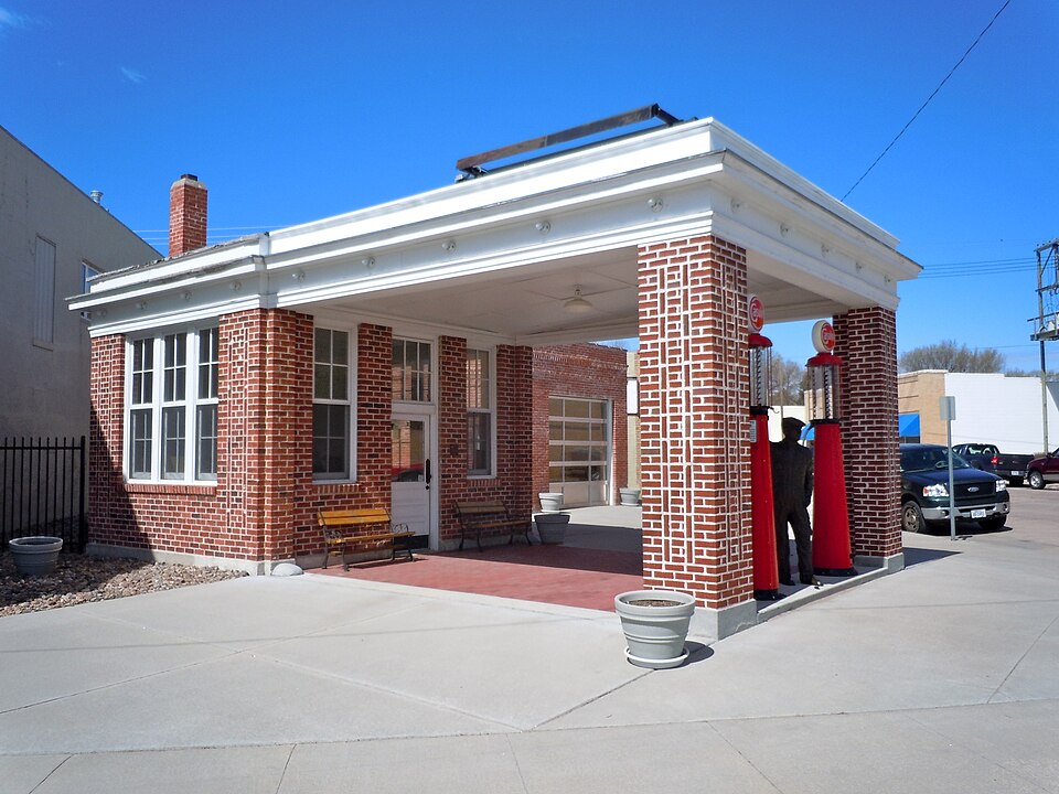 Photograph of Standard Oil Red Crown Service Station