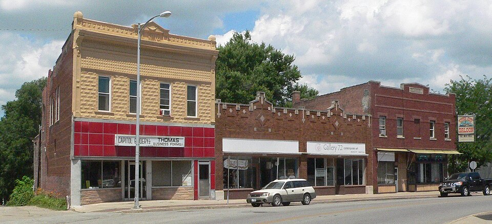 Photograph of Vinton Street Commercial Historic District