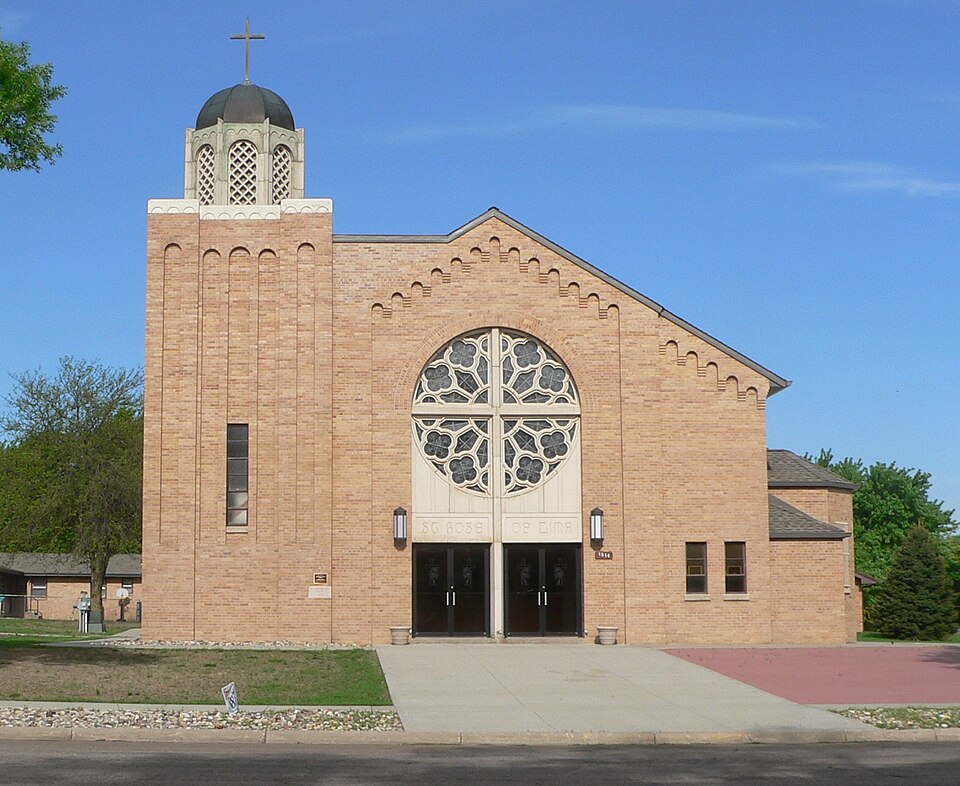 Photograph of St. Rose of Lima Catholic Church and School Complex