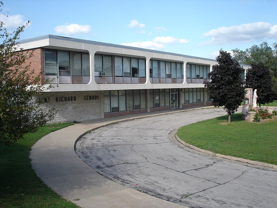 Photograph of St. Richard's Catholic School and Rectory