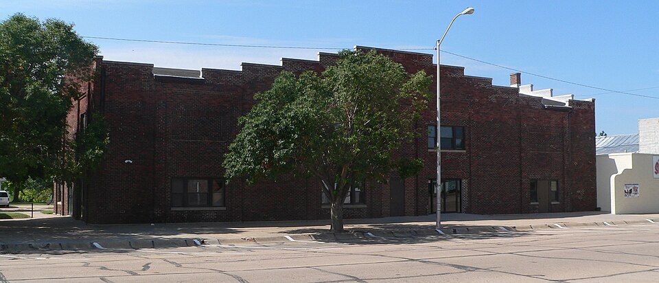 Photograph of Alma City Auditorium and Sale Barn
