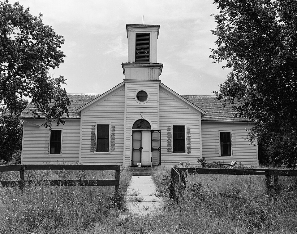 Photograph of Congregational Church and Manse