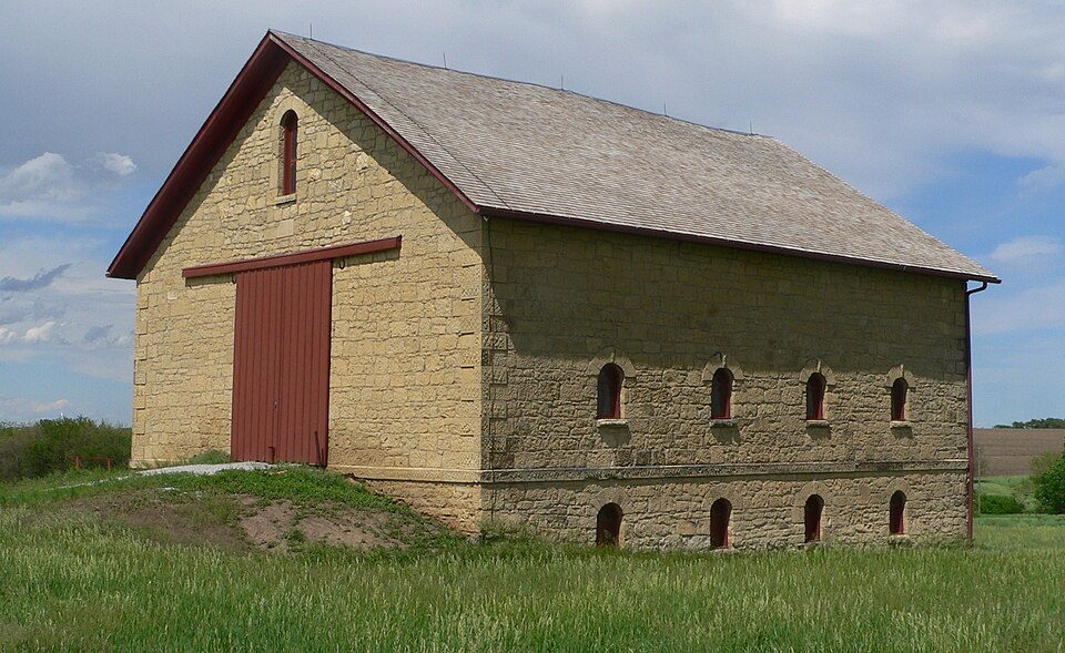 Photograph of Elijah Filley Stone Barn